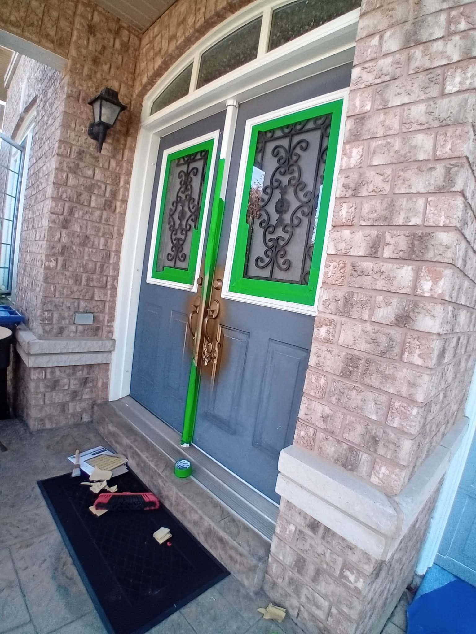 Before and after painting project - Calgary