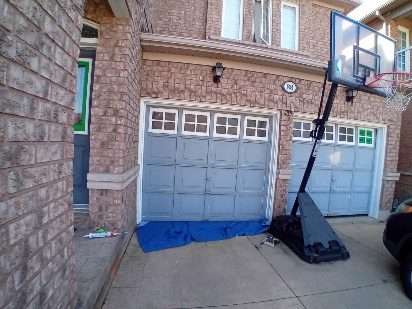 Before and after painting project - Calgary