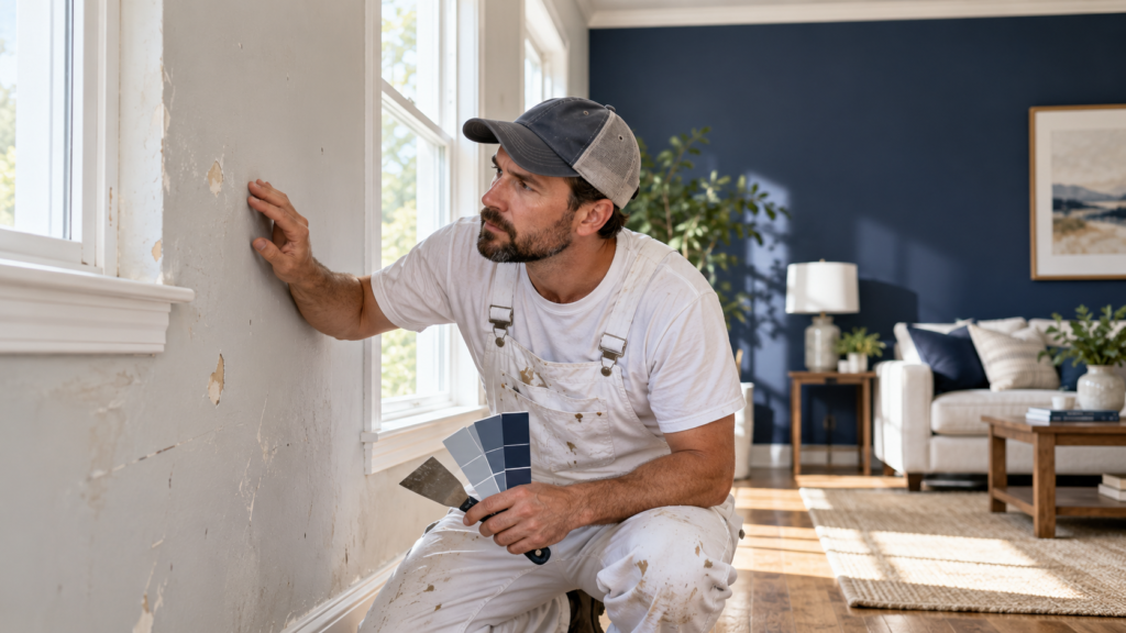 Professional drywall painting services in Calgary